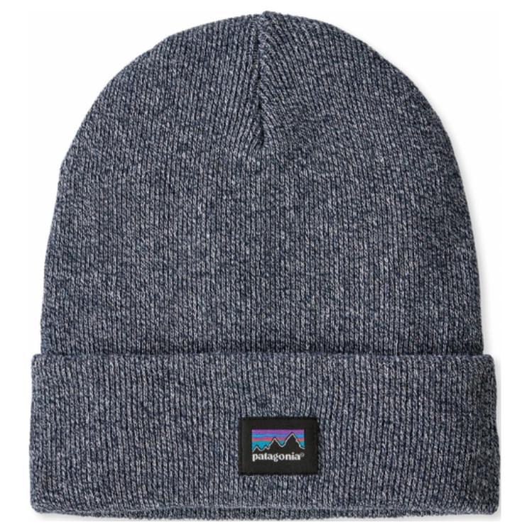 Patagonia Постиндустриальная переработанная хлопковая пряжа с добавлением полиэстера вязаная шапка унисекс серого цвета, Gray 
Patagonia Постиндустриальная переработанная хлопковая пряжа с добавлением полиэстера вязаная шапка унисекс серого цвета, Gray