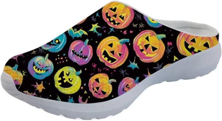 Кроссовки-сабо Forchrinse Blue Hibiscus для женщин с сетчатой верхней частью, легкие и дышащие, для прогулок, Colorful Pumpkin Bat
Кроссовки-сабо Forchrinse Blue Hibiscus для женщин с сетчатой верхней частью, легкие и дышащие, для прогулок, Colorful Pumpkin Bat