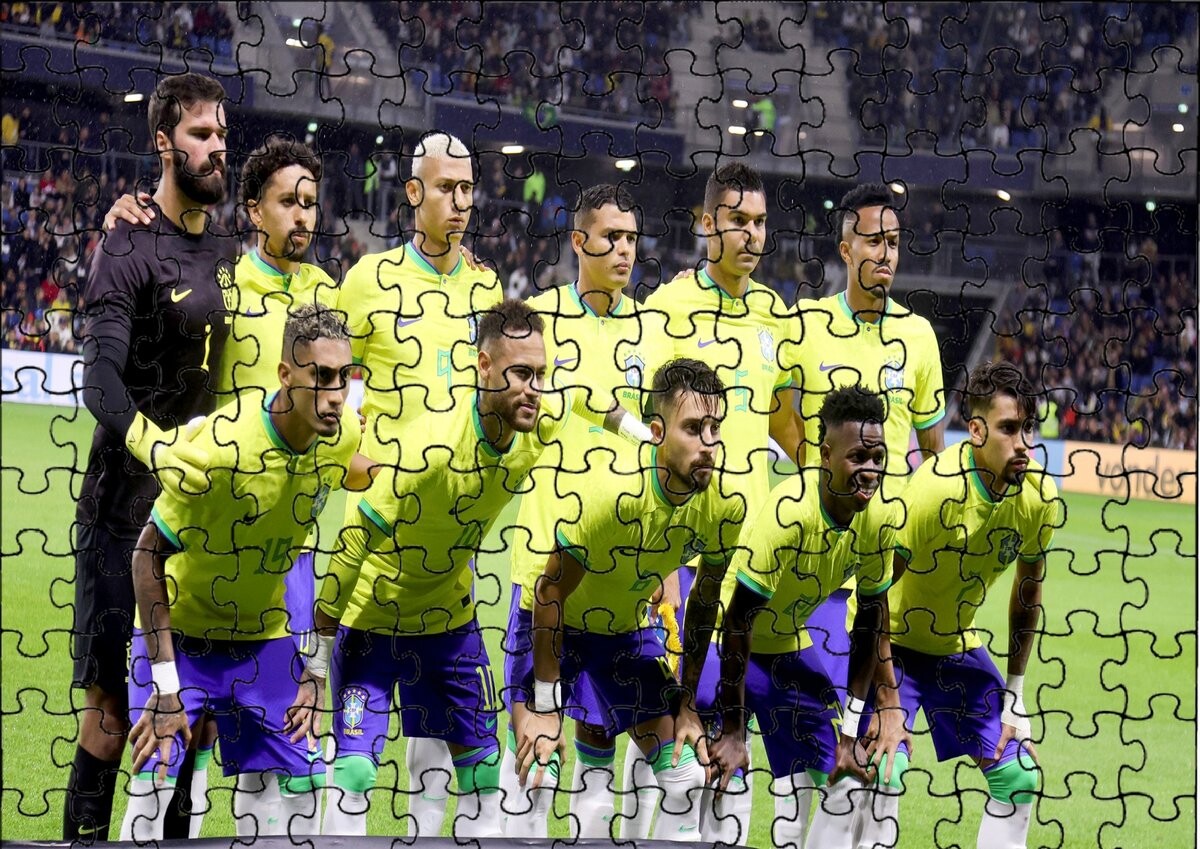 Пазл 120 деталей: Бразилия Катар + Сумка с принтом bez marki
Пазл 120 деталей: Бразилия Катар + Сумка с принтом bez marki