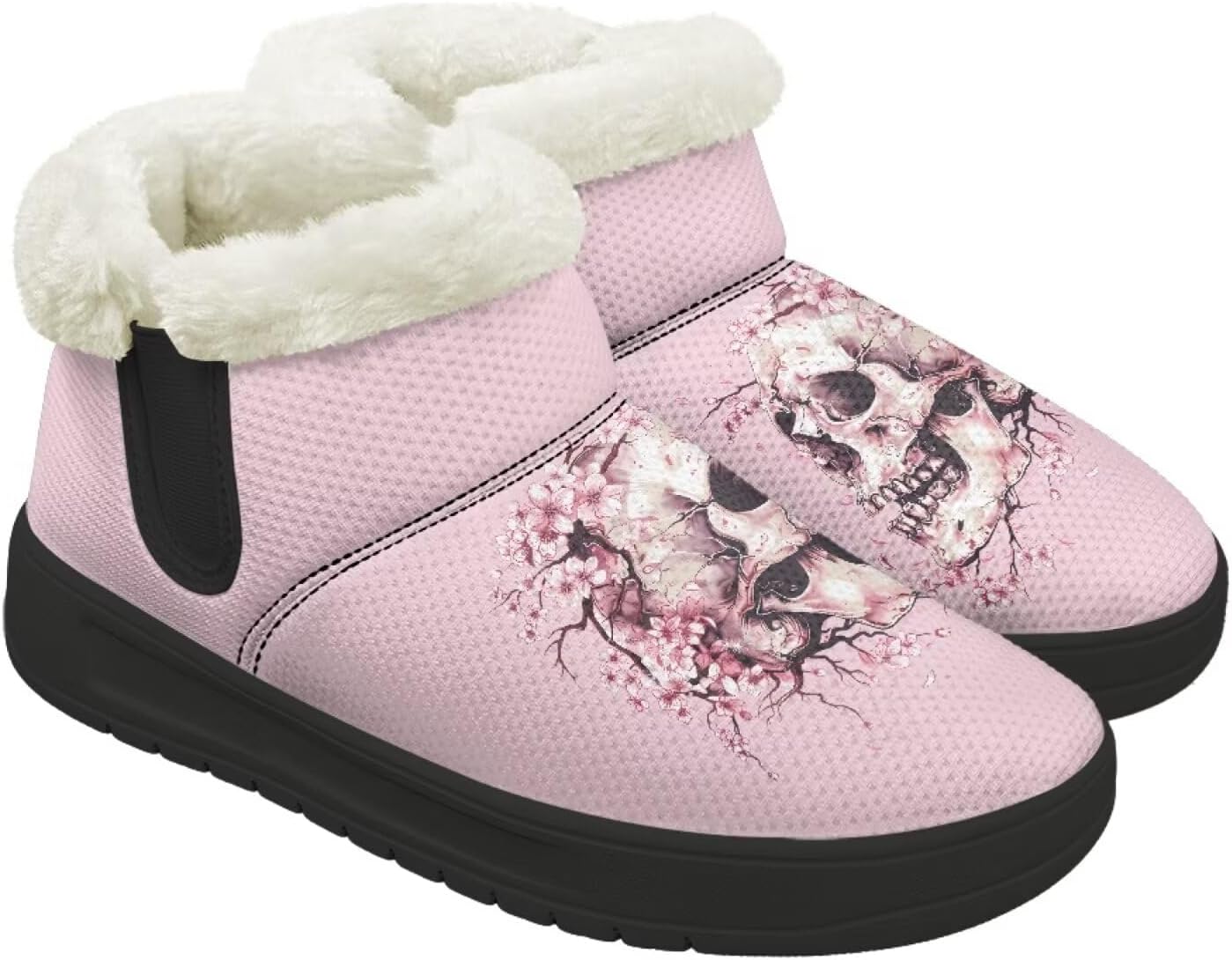 Зимние ботинки Forchrinse для женщин и мужчин, с меховой подкладкой, уютные теплые ботильоны для прогулок, Skull Cherry Blossom
Зимние ботинки Forchrinse для женщин и мужчин, с меховой подкладкой, уютные теплые ботильоны для прогулок, Skull Cherry Blossom