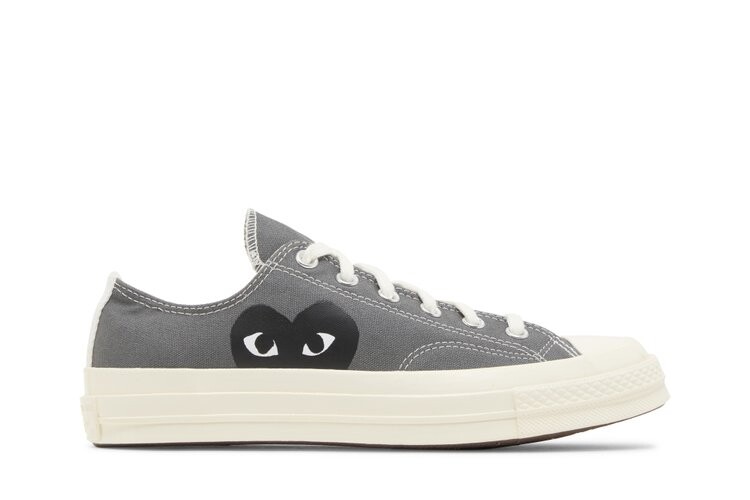 Кроссовки Converse Comme des Garçons PLAY x Chuck 70 Low, серый
Кроссовки Converse Comme des Garçons PLAY x Chuck 70 Low, серый