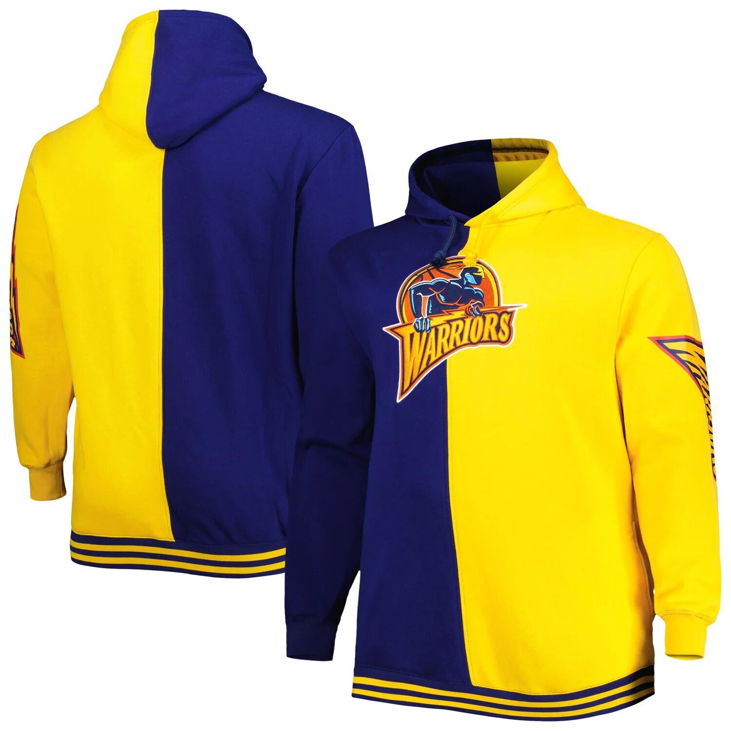 Мужской Mitchell & Ness темно-синий/золотой Golden State Warriors Big & Tall Hardwood Classics сплит-пуловер с капюшоном
Мужской Mitchell & Ness темно-синий/золотой Golden State Warriors Big & Tall Hardwood Classics сплит-пуловер с капюшоном