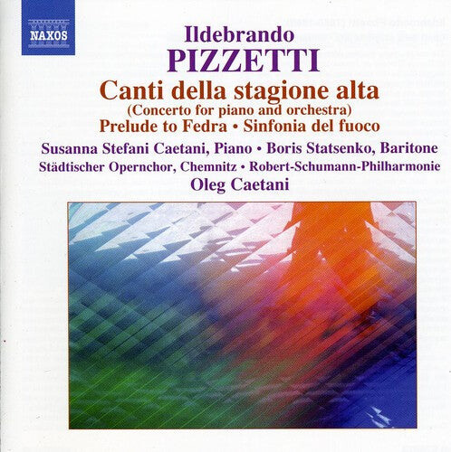 CD диск Pizzetti / Caetani / Robert-Schumann Philharmonie: Concerto for Piano & Orchestra / Prelude to Fedra
CD диск Pizzetti / Caetani / Robert-Schumann Philharmonie: Concerto for Piano & Orchestra / Prelude to Fedra