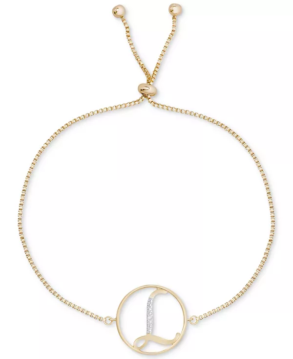 Браслет-Боло с бриллиантовым акцентом, позолоченный 18 карат Macy'S, l
Браслет-Боло с бриллиантовым акцентом, позолоченный 18 карат Macy'S, l