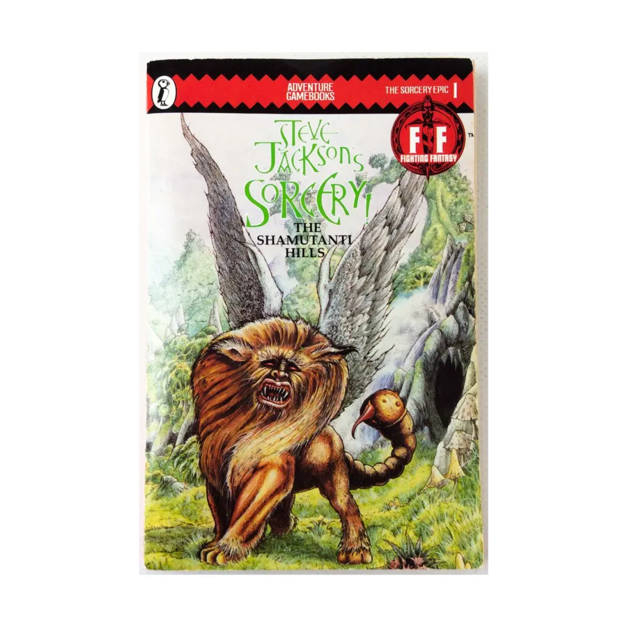 Роман в мягкой обложке Shamutanti Hills (3rd Printing), Steve Jackson's Sorcery!
Роман в мягкой обложке Shamutanti Hills (3rd Printing), Steve Jackson's Sorcery!