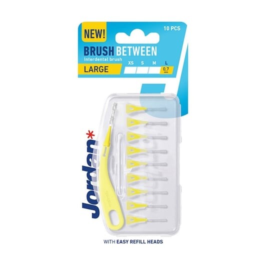 Межзубные щетки L, 10 шт. Jordan, Brush Between
Межзубные щетки L, 10 шт. Jordan, Brush Between