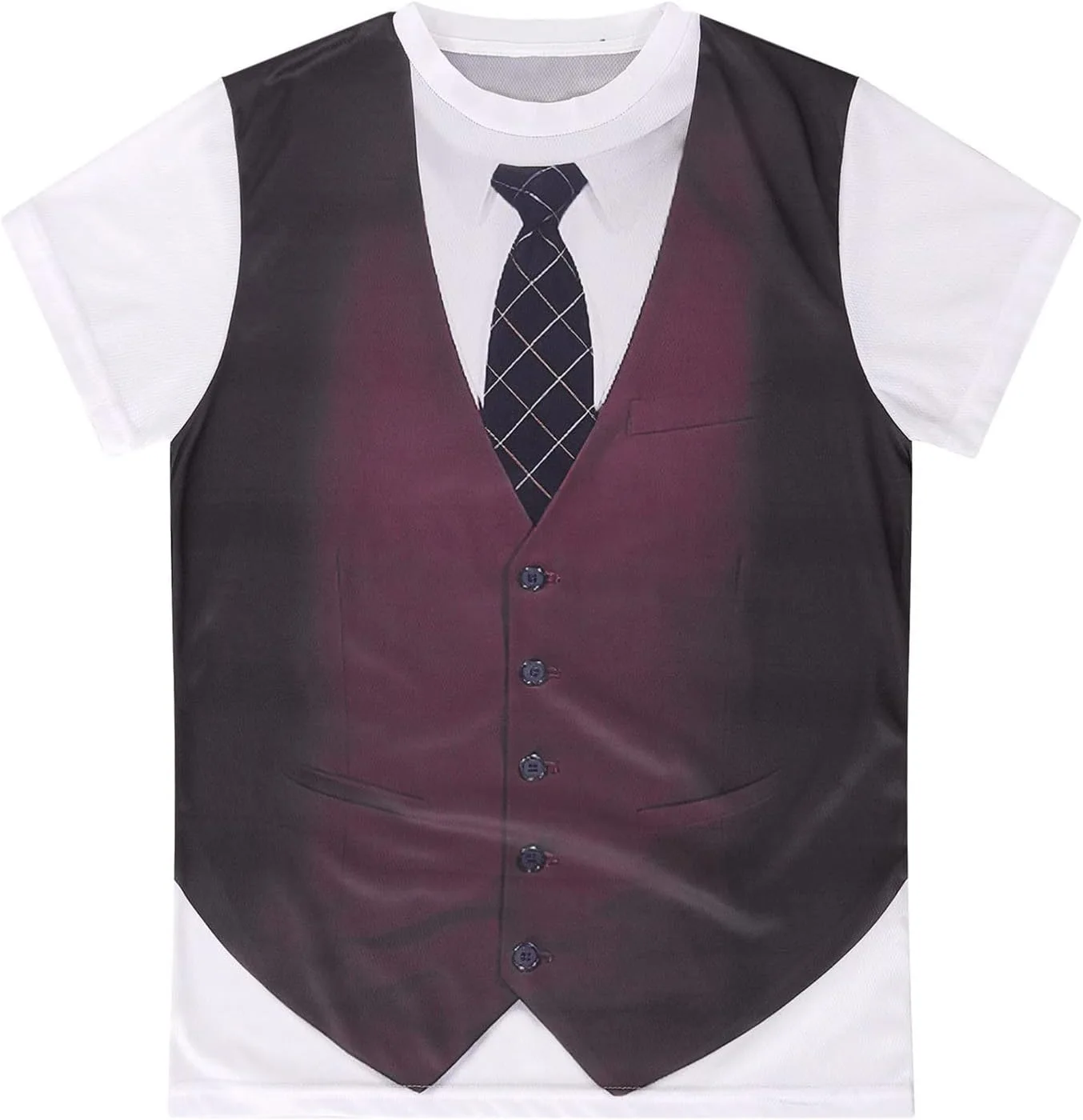 Мужская футболка с принтом под смокинг YOOJIA
Мужская футболка с принтом под смокинг YOOJIA