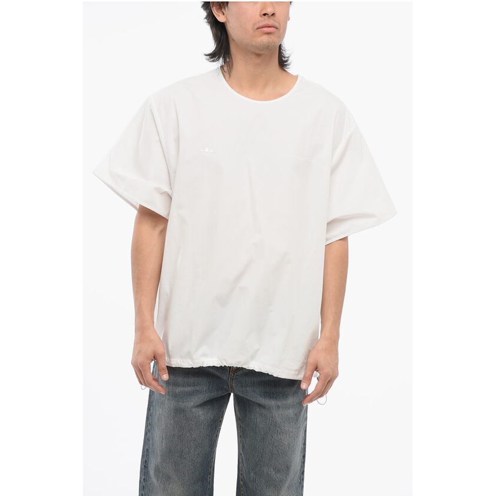 Рубашка из хлопкового поплина WALES BONNER с затягивающимся шнурком по низу Adidas, White
Рубашка из хлопкового поплина WALES BONNER с затягивающимся шнурком по низу Adidas, White