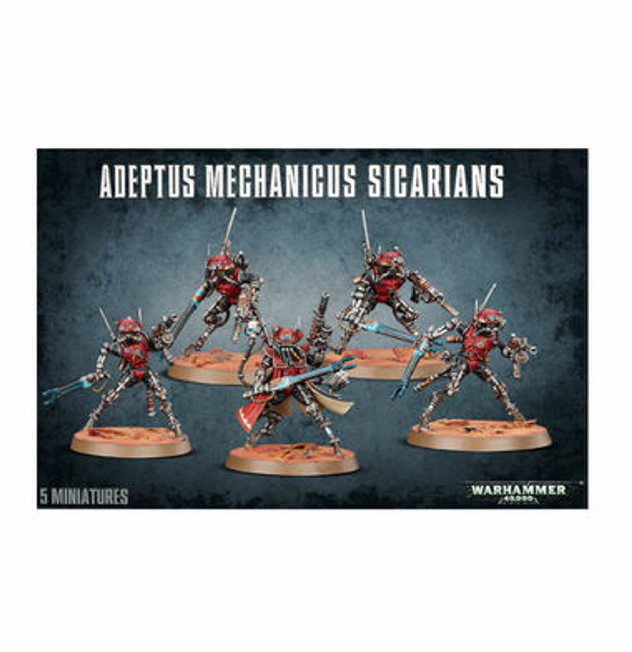 Миниатюра Warhammer 40K: Adeptus Mechanicus Sicarians
Миниатюра Warhammer 40K: Adeptus Mechanicus Sicarians