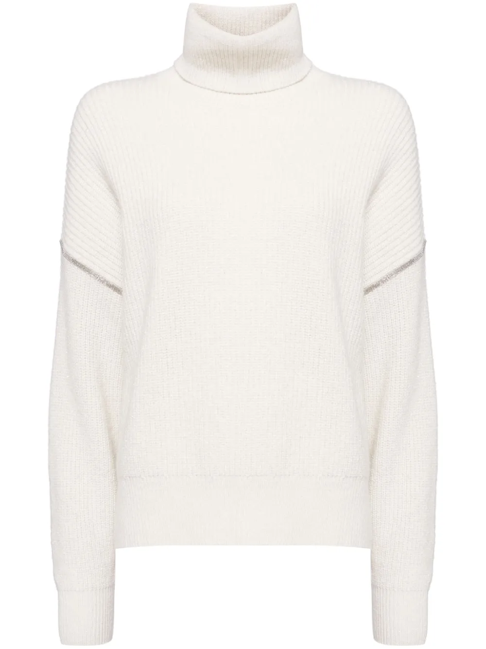 Джемпер с высоким воротником N.Peal, нейтральный 
Джемпер с высоким воротником N.Peal, нейтральный