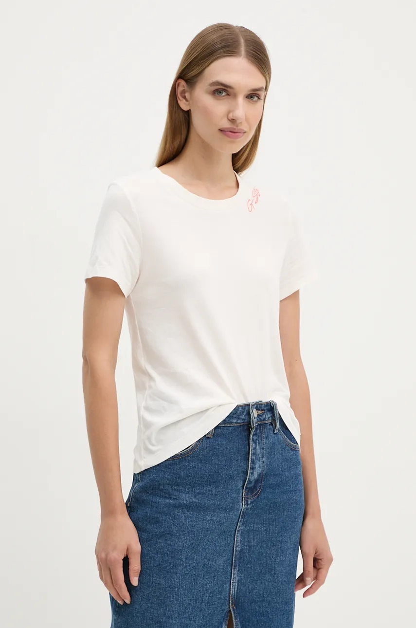 Хлопковая футболка G-Star Raw, бежевый
Хлопковая футболка G-Star Raw, бежевый