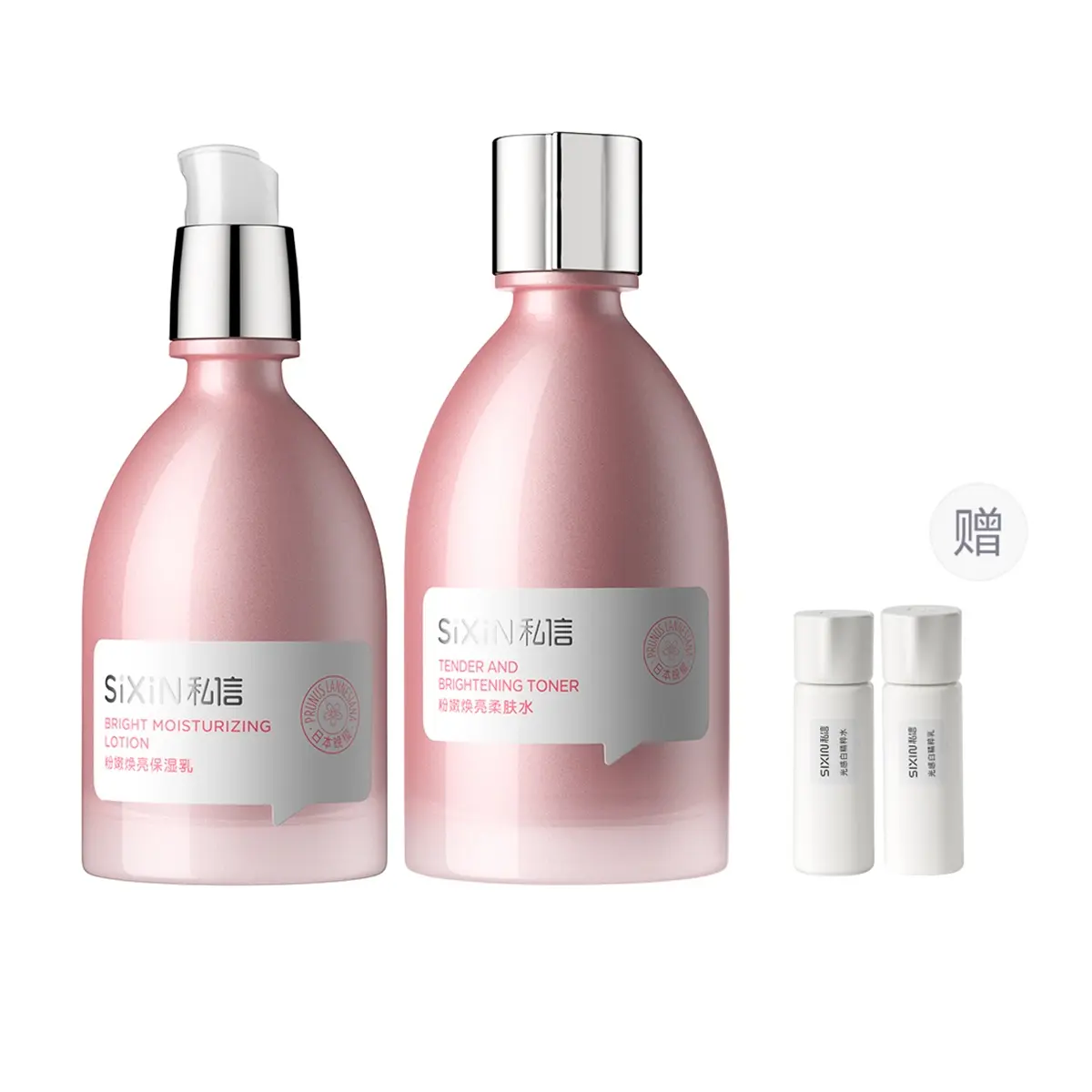 SIXIN Radiant Evening Cherry Blossom Pink Crystal эмульсия для увлажнения и питания 200мл+120мл
SIXIN Radiant Evening Cherry Blossom Pink Crystal эмульсия для увлажнения и питания 200мл+120мл