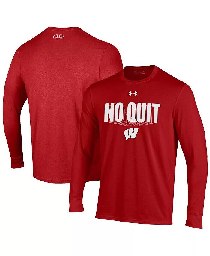 Мужская красная футболка с длинным рукавом Wisconsin Badgers Shooter Performance Under Armour
Мужская красная футболка с длинным рукавом Wisconsin Badgers Shooter Performance Under Armour