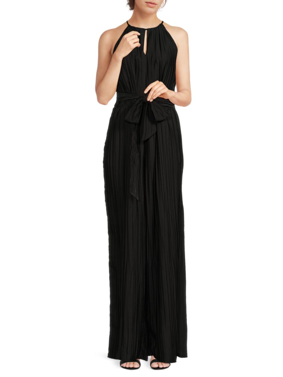 Плиссированный комбинезон с поясом и вырезом-замочной скважиной BCBGeneration, цвет Onyx
Плиссированный комбинезон с поясом и вырезом-замочной скважиной BCBGeneration, цвет Onyx