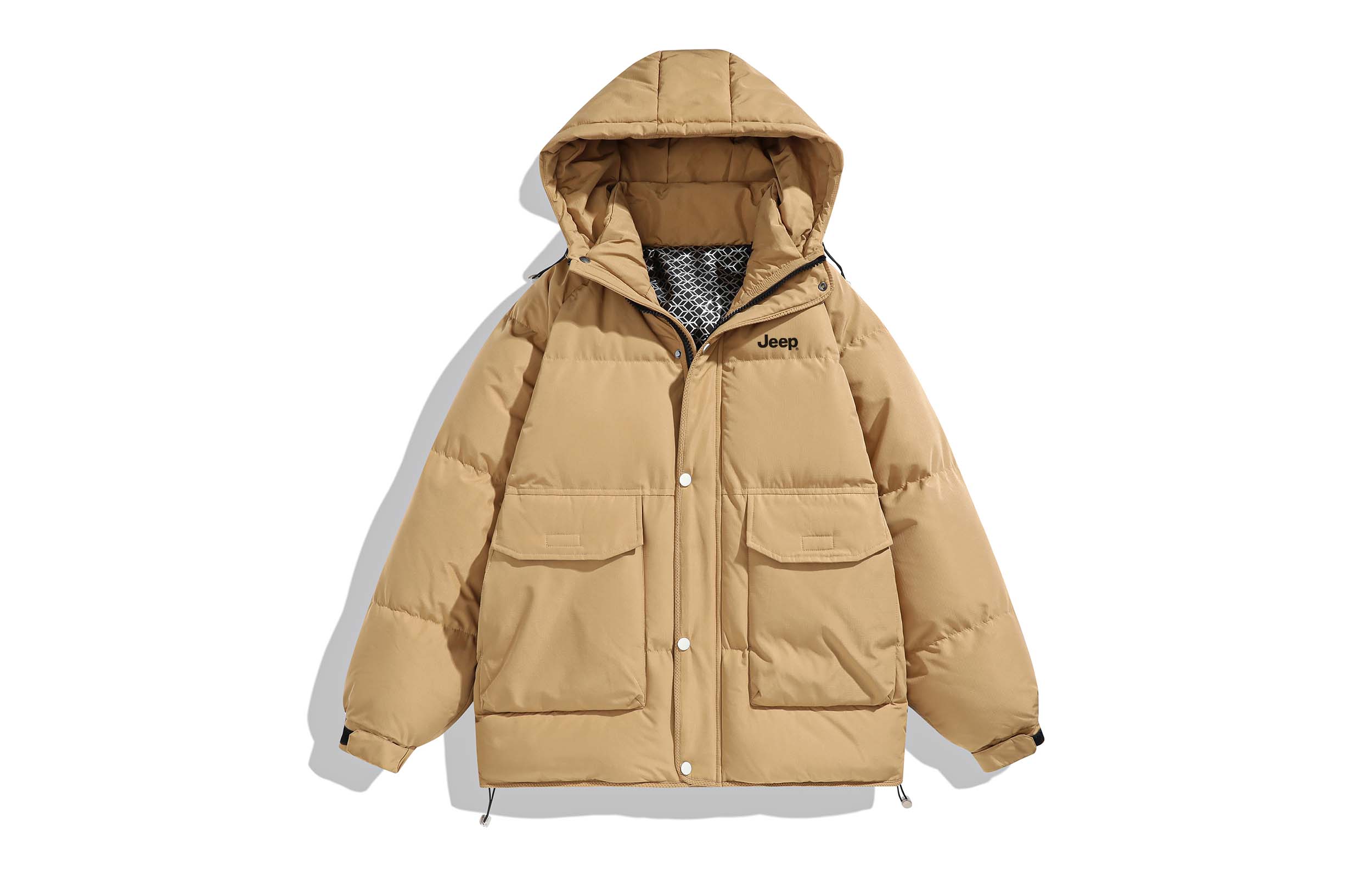 Пуховик Unisex с капюшоном утепленный Jeep, светло-coffee
Пуховик Unisex с капюшоном утепленный Jeep, светло-coffee