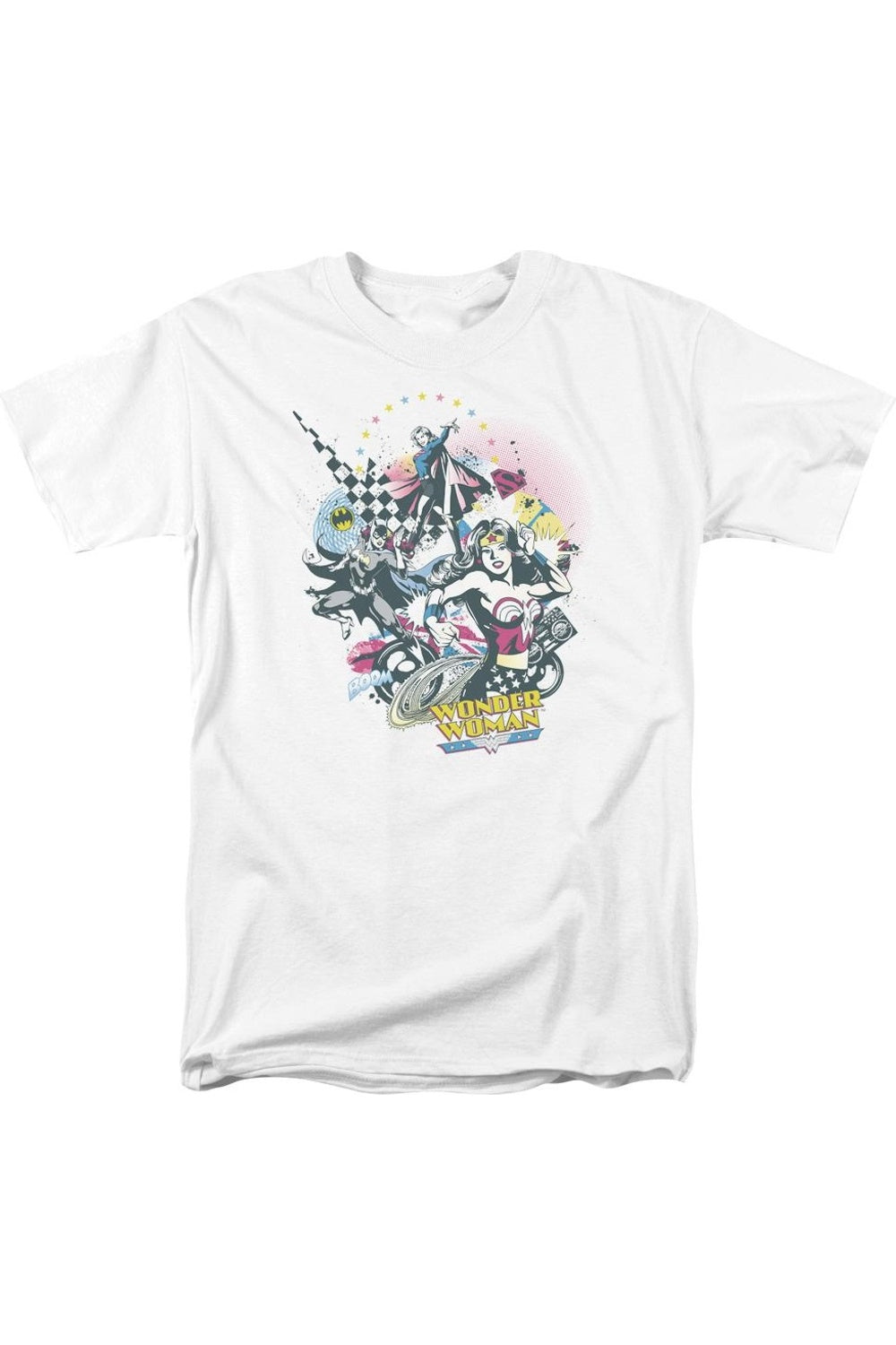 Футболка с коротким рукавом для взрослых DC Comics Power Trio Gildan, белый
Футболка с коротким рукавом для взрослых DC Comics Power Trio Gildan, белый