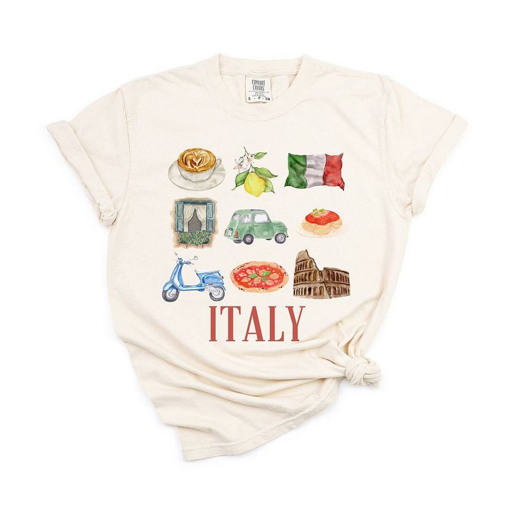 Футболки с коллажем для путешествий по Италии, окрашенные в одежду Simply Sage Market, цвет Ivory
Футболки с коллажем для путешествий по Италии, окрашенные в одежду Simply Sage Market, цвет Ivory
