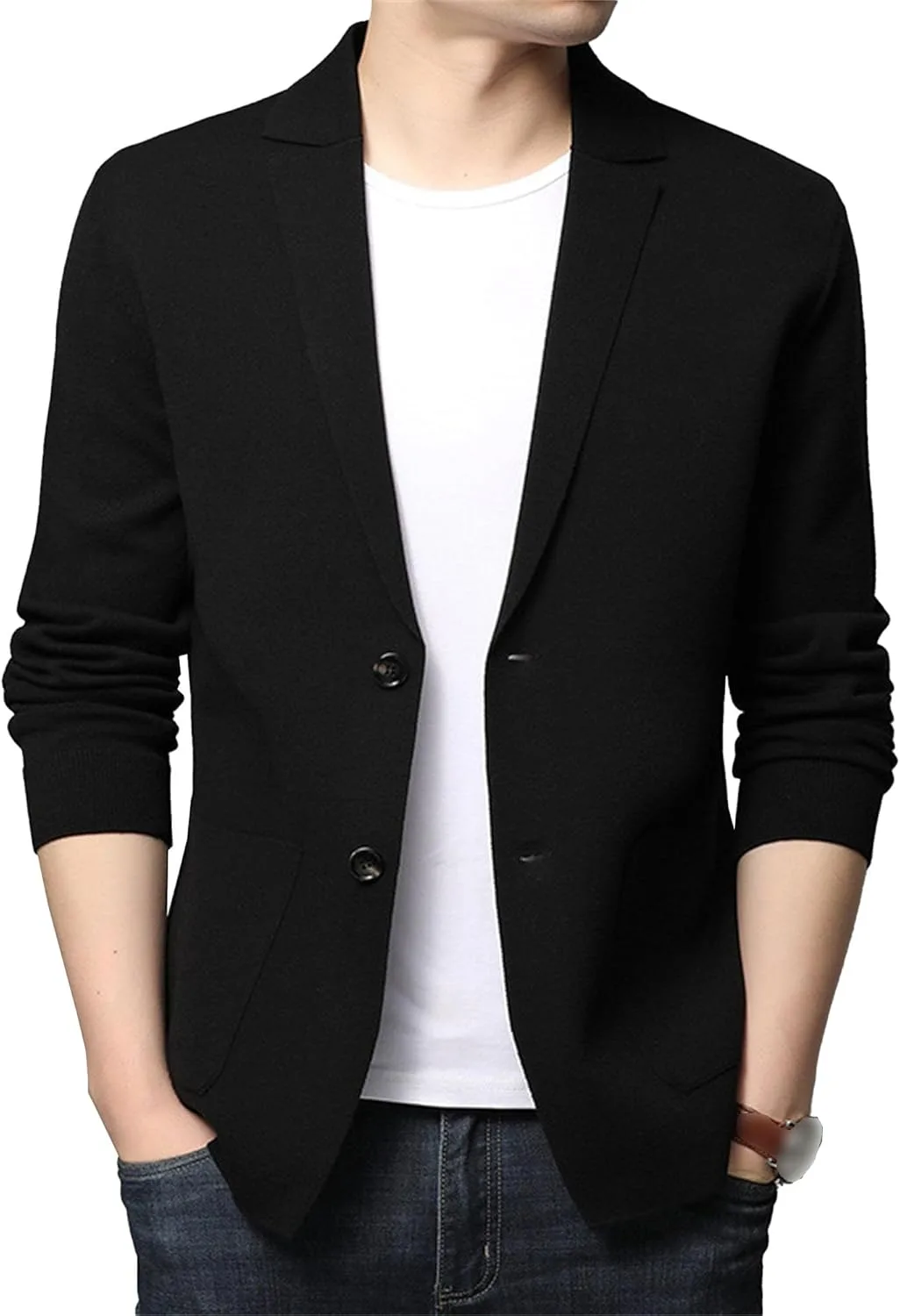 Мужской кардиган-блейзер из легкого трикотажа SWJGLITTR
Мужской кардиган-блейзер из легкого трикотажа SWJGLITTR