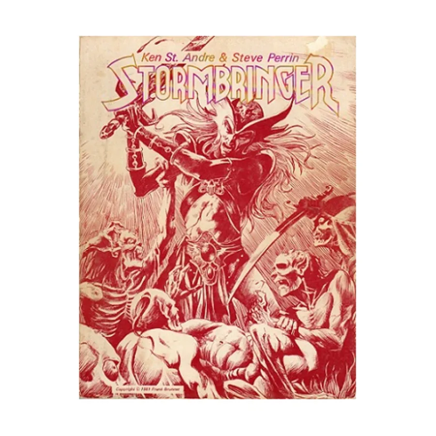 Stormbringer (1st Edition) - Rulebook Only!, Stormbringer (Chaosium), мягкая обложка
Stormbringer (1st Edition) - Rulebook Only!, Stormbringer (Chaosium), мягкая обложка