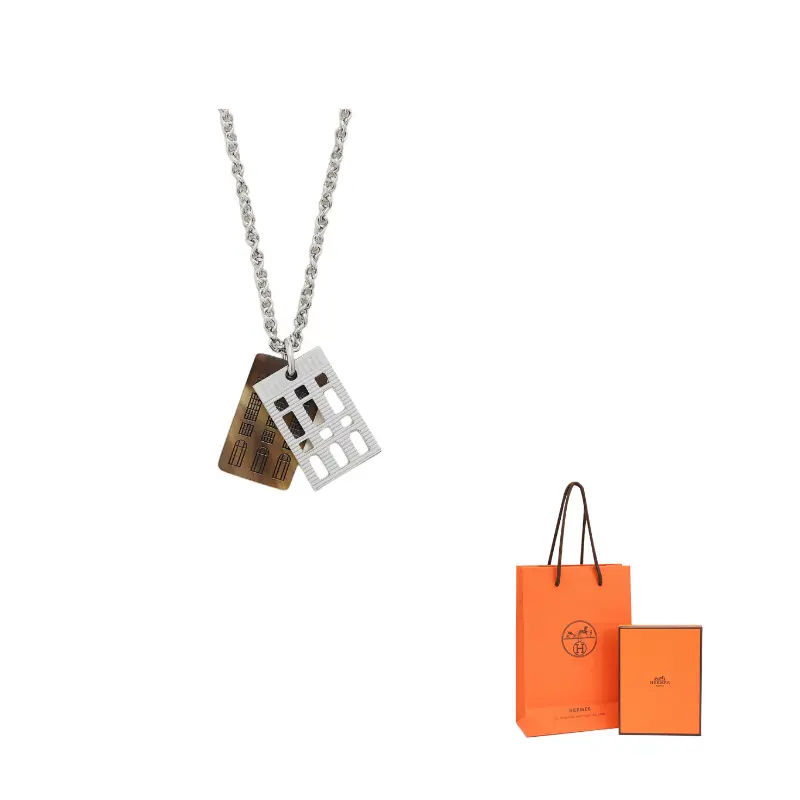 HERMES Серебряное металлическое колье для мужчин
HERMES Серебряное металлическое колье для мужчин