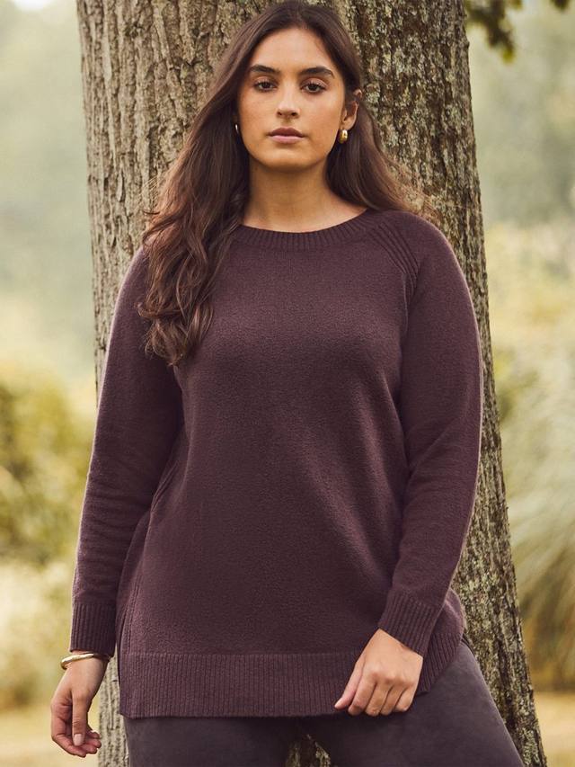 Длинный джемпер с круглым вырезом Curve Live Unlimited, Brown
Длинный джемпер с круглым вырезом Curve Live Unlimited, Brown