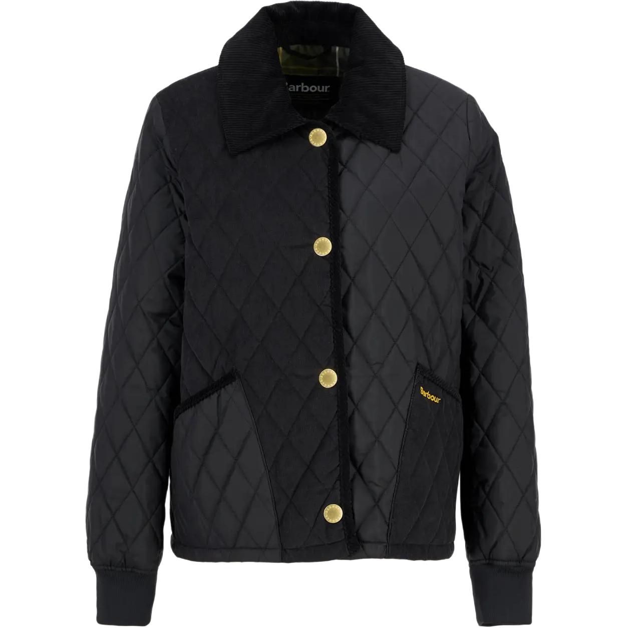 Стеганая куртка с капюшоном Barbour, черный
Стеганая куртка с капюшоном Barbour, черный