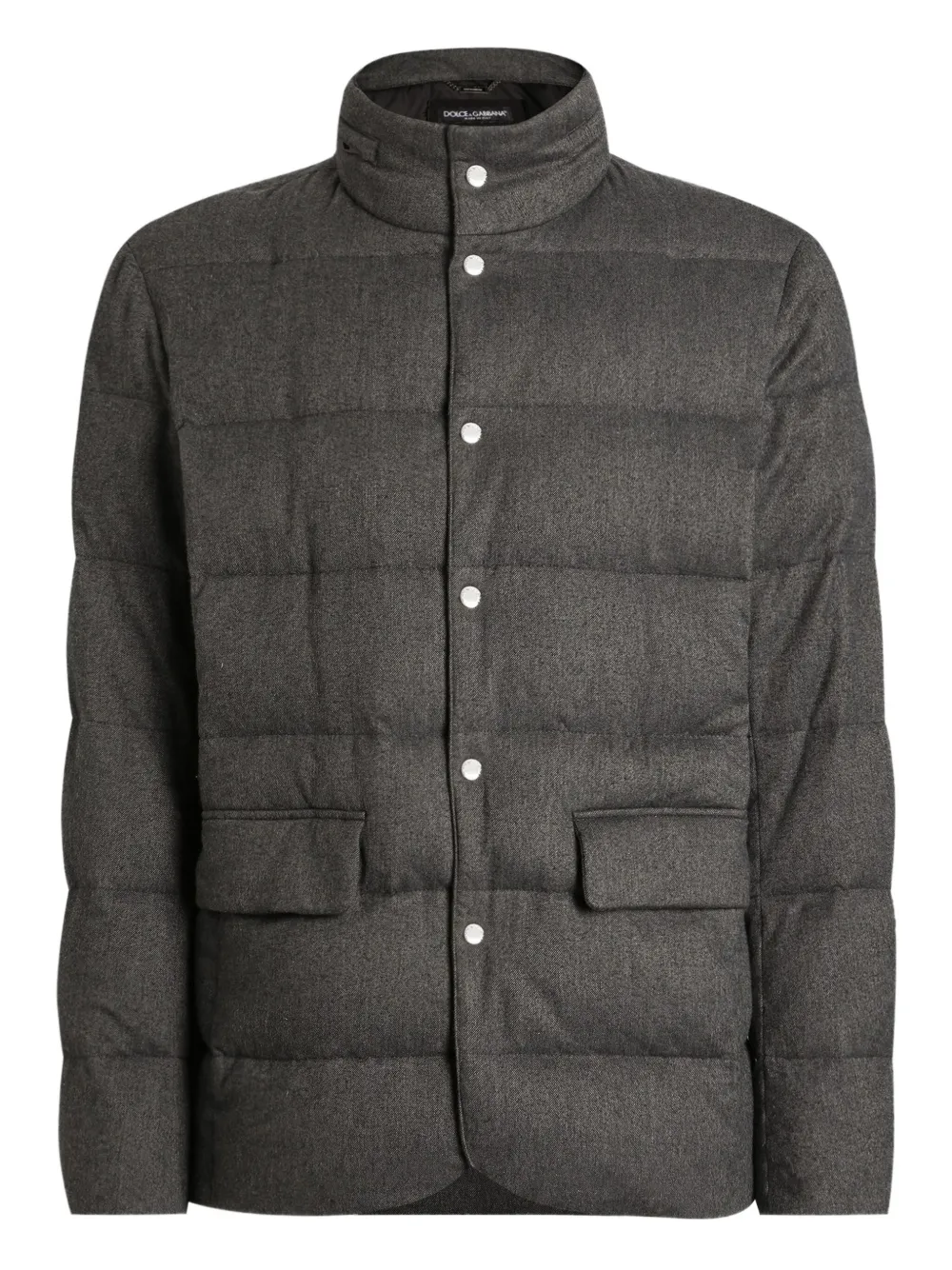 Стеганый пуховик DOLCE & GABBANA, серый
Стеганый пуховик DOLCE & GABBANA, серый