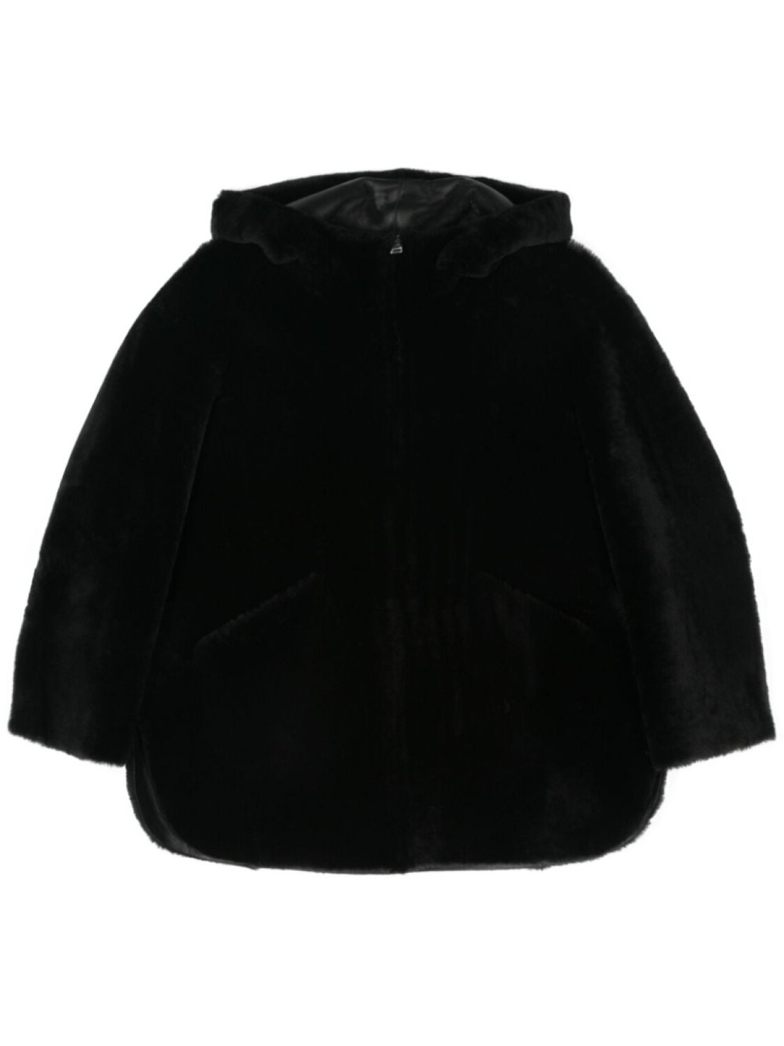 Blancha двусторонняя шуба из овчины с капюшоном, черный
Blancha двусторонняя шуба из овчины с капюшоном, черный