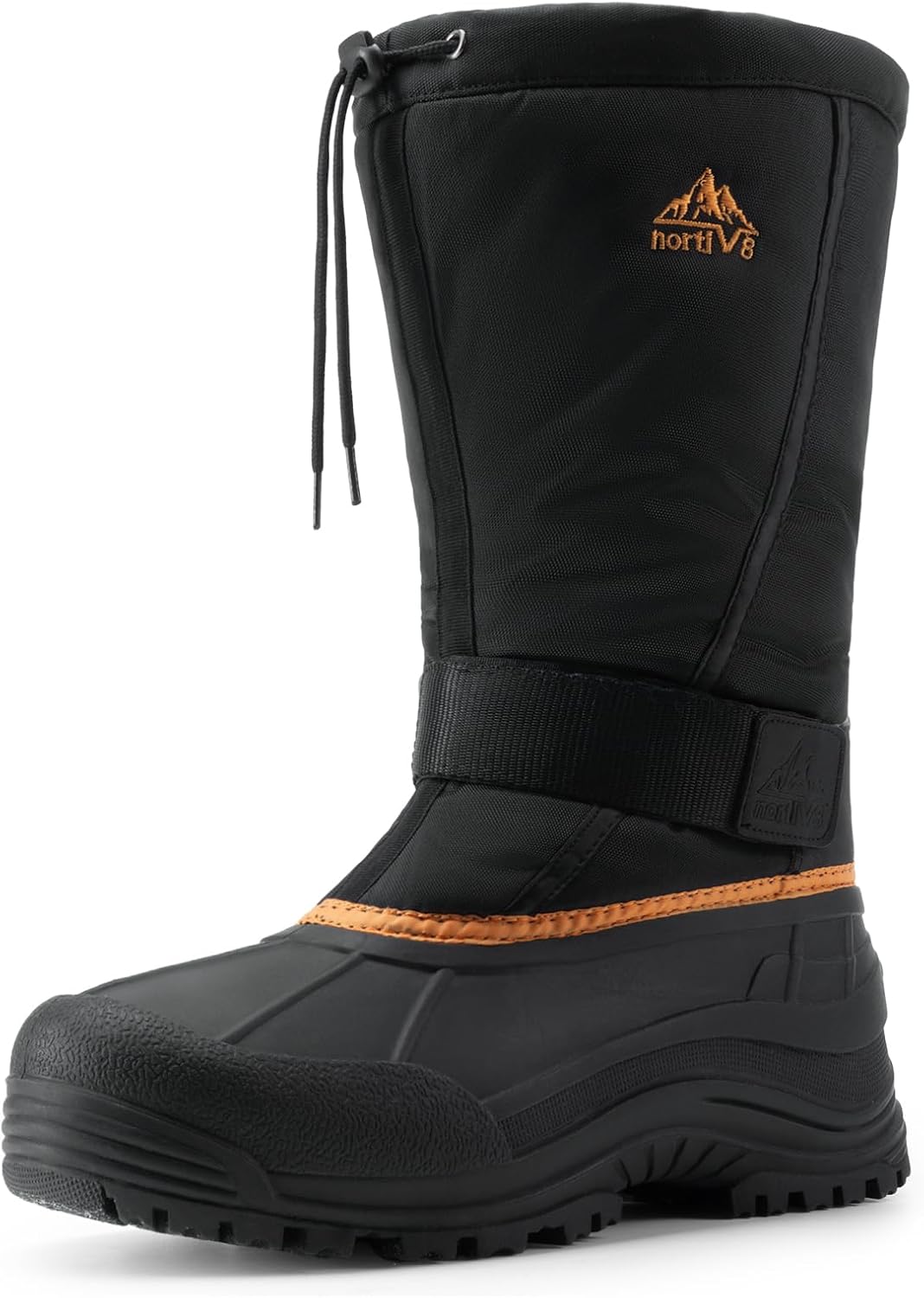 Мужские зимние водонепроницаемые ботинки NORTIV 8 с утеплителем и меховой подкладкой, легкие высокие ботинки, черный/оранжевый
Мужские зимние водонепроницаемые ботинки NORTIV 8 с утеплителем и меховой подкладкой, легкие высокие ботинки, черный/оранжевый