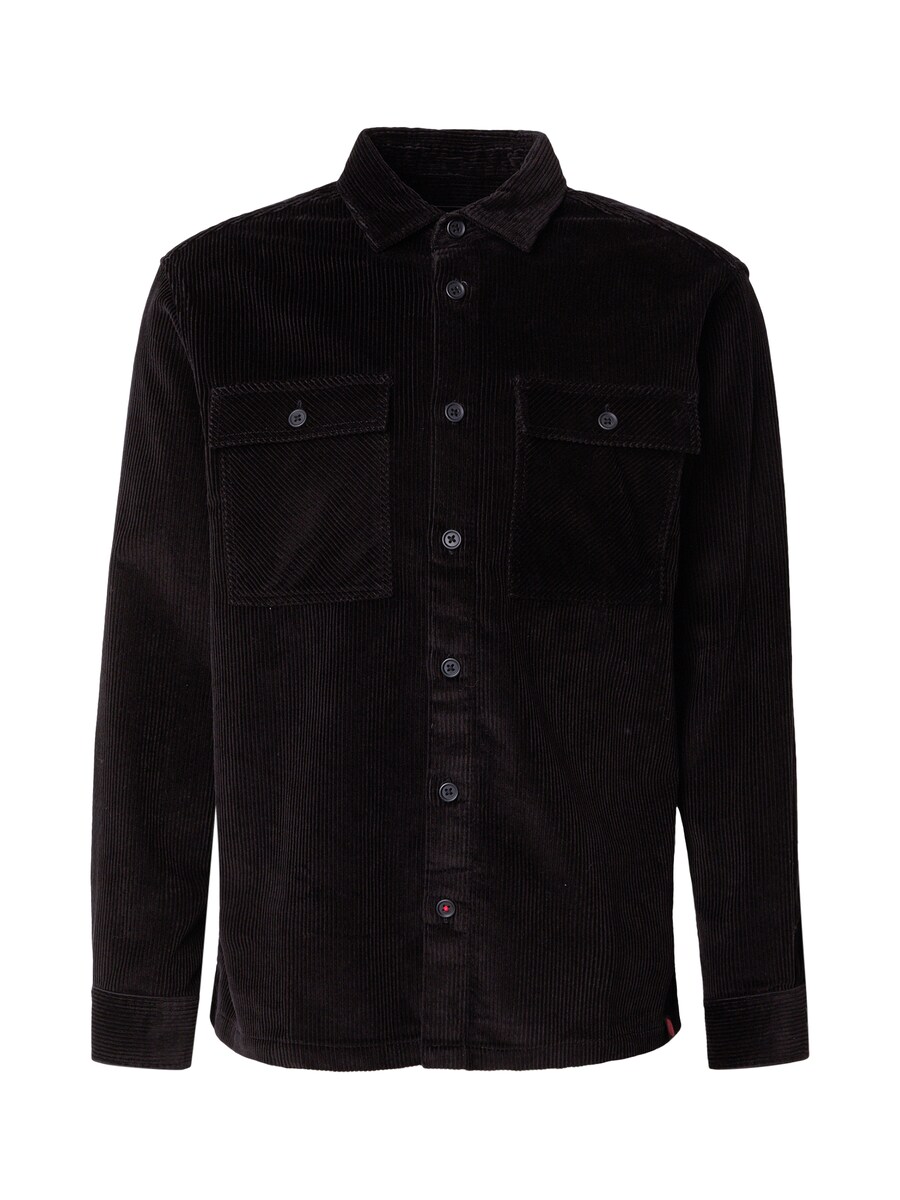 Рубашка на пуговицах Comfort fit R.D.D. ROYAL DENIM DIVISION RDDBRADY, Black 
Рубашка на пуговицах Comfort fit R.D.D. ROYAL DENIM DIVISION RDDBRADY, Black