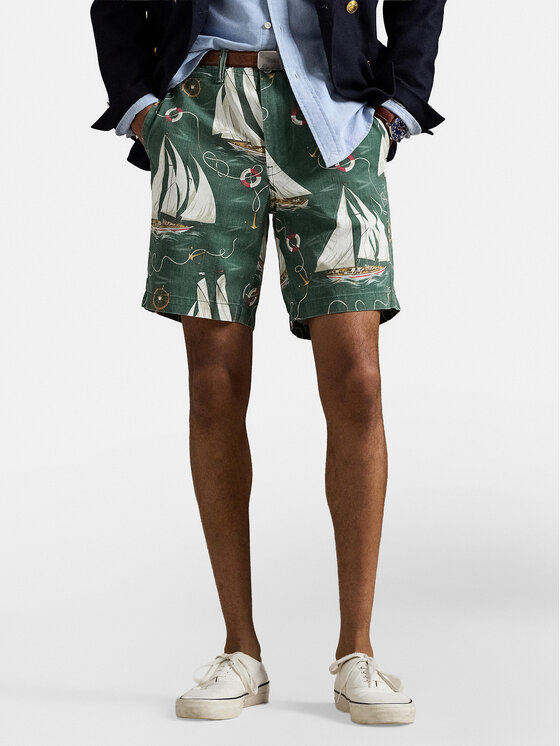 Шорты из ткани regular fit 710972102001 Polo Ralph Lauren, зелёный
Шорты из ткани regular fit 710972102001 Polo Ralph Lauren, зелёный