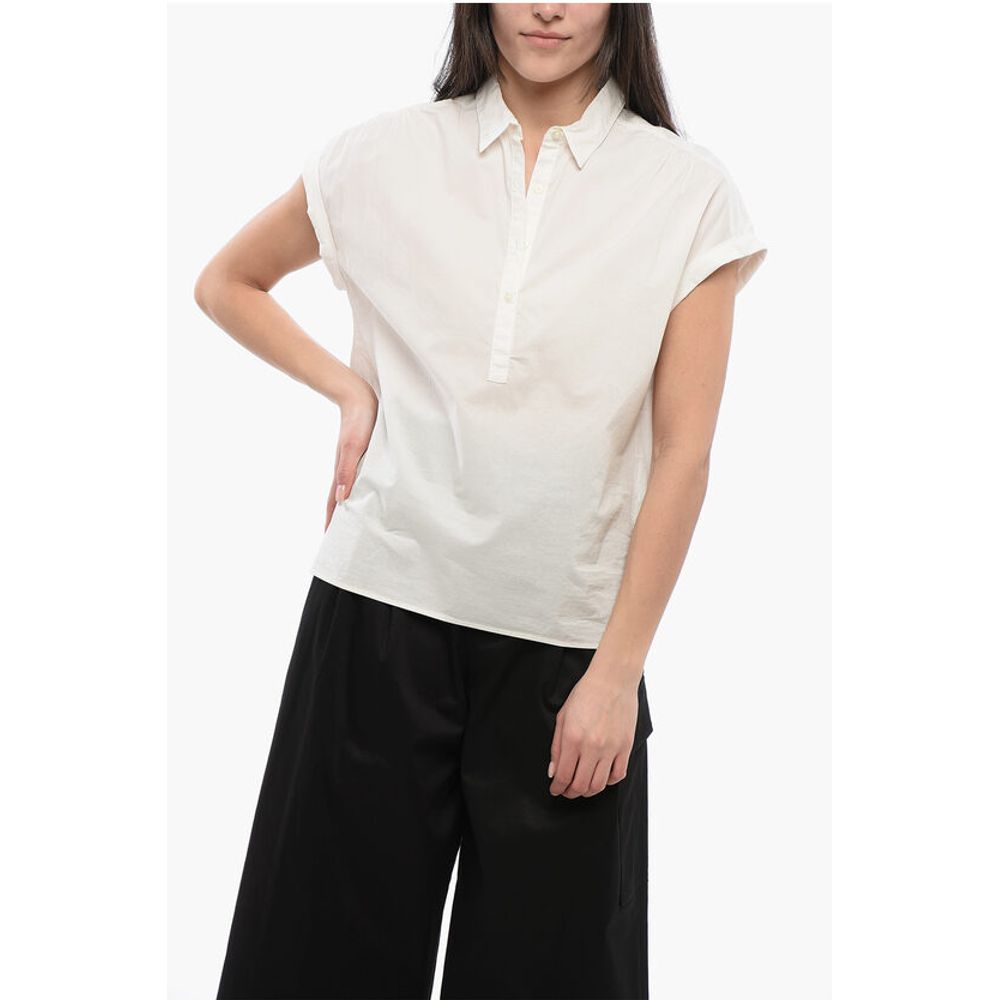 Блузка из хлопка без рукавов с вырезом поло Woolrich, White
Блузка из хлопка без рукавов с вырезом поло Woolrich, White