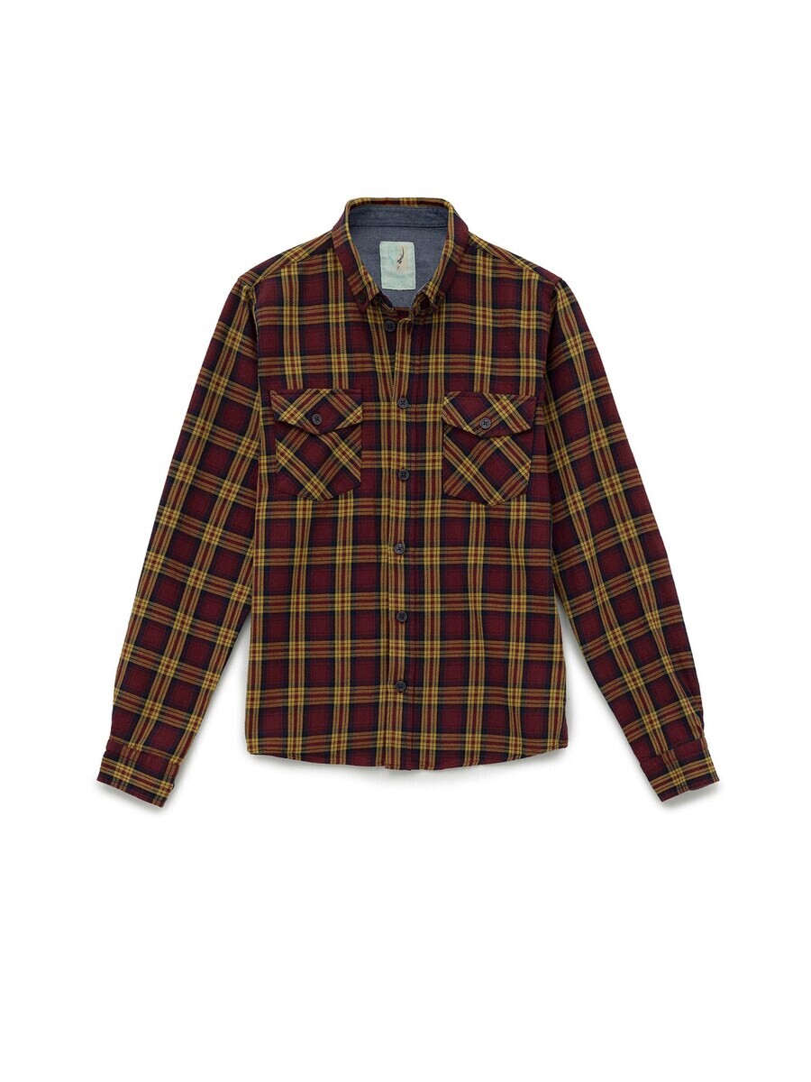 Рубашка By Diess Collection Regular fit Button Up, бордовый 
Рубашка By Diess Collection Regular fit Button Up, бордовый