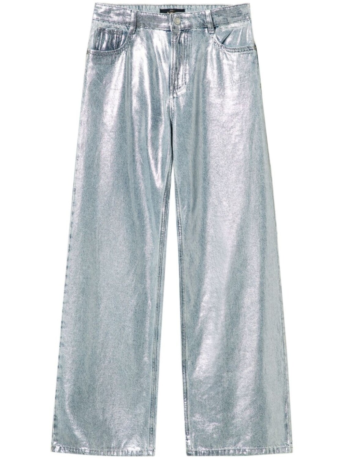 TWINSET широкие джинсы, серебряный
TWINSET широкие джинсы, серебряный