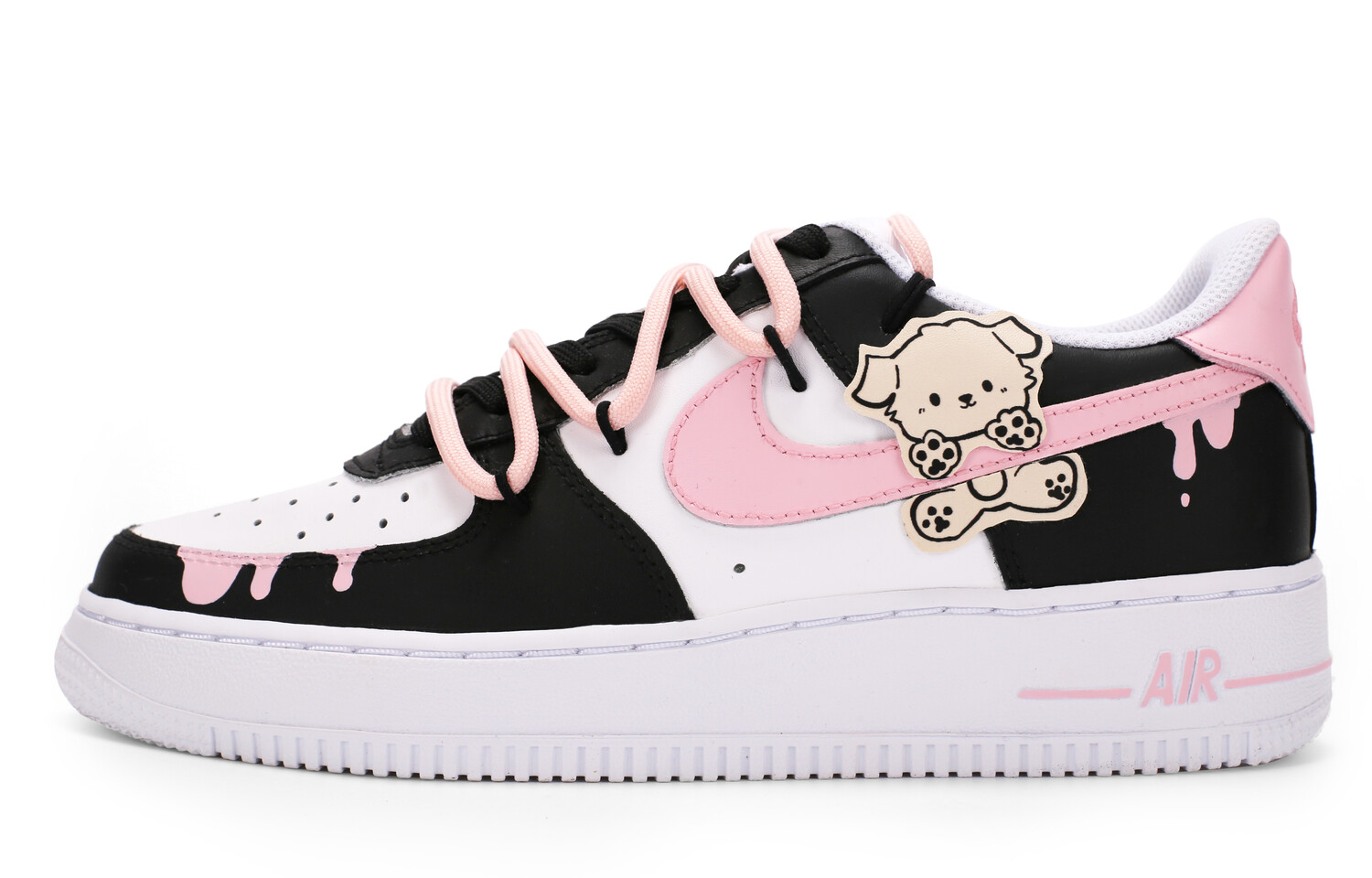Кроссовки Nike Air Force 1 Skateboarding Shoes Women's Low-top Core Black / Cloud White / Team Shock Pink 2, черный
Кроссовки Nike Air Force 1 Skateboarding Shoes Women's Low-top Core Black / Cloud White / Team Shock Pink 2, черный