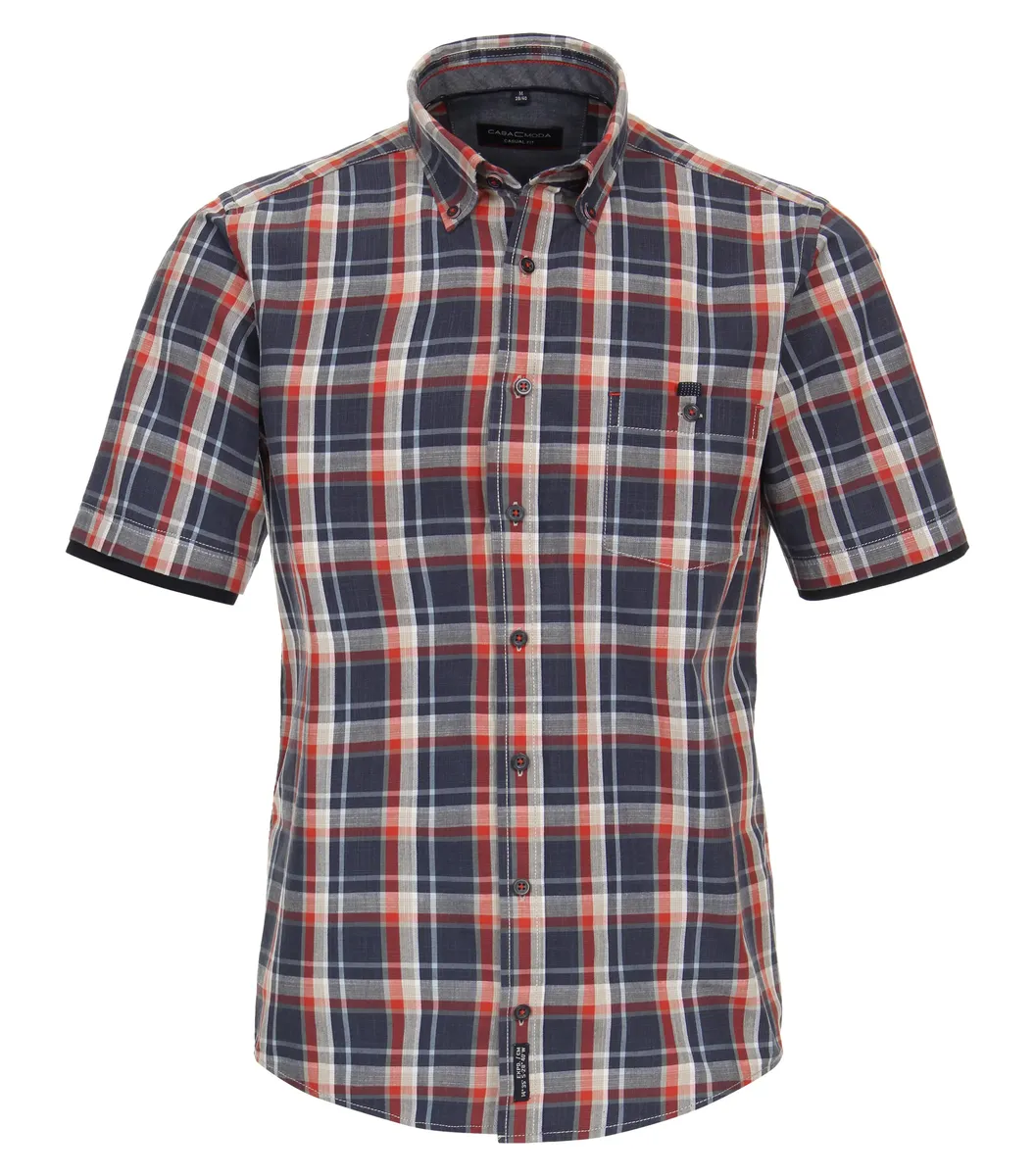 Рубашка CASAMODA с короткими рукавами "Повседневная рубашка CASAMODA с короткими рукавами в клетку ", синий
Рубашка CASAMODA с короткими рукавами "Повседневная рубашка CASAMODA с короткими рукавами в клетку ", синий