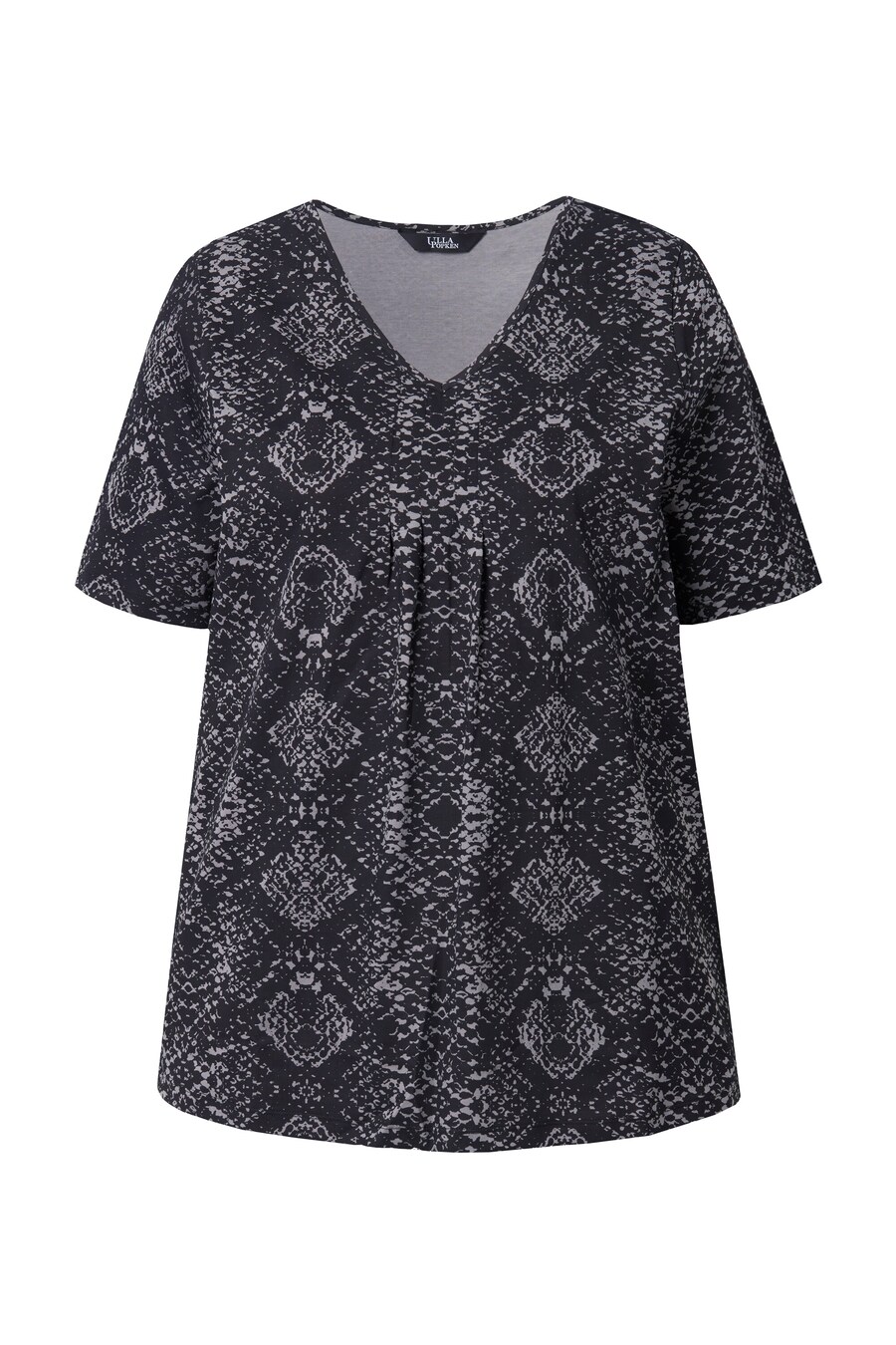 Рубашка Ulla Popken, антрацит/графитовый
Рубашка Ulla Popken, антрацит/графитовый