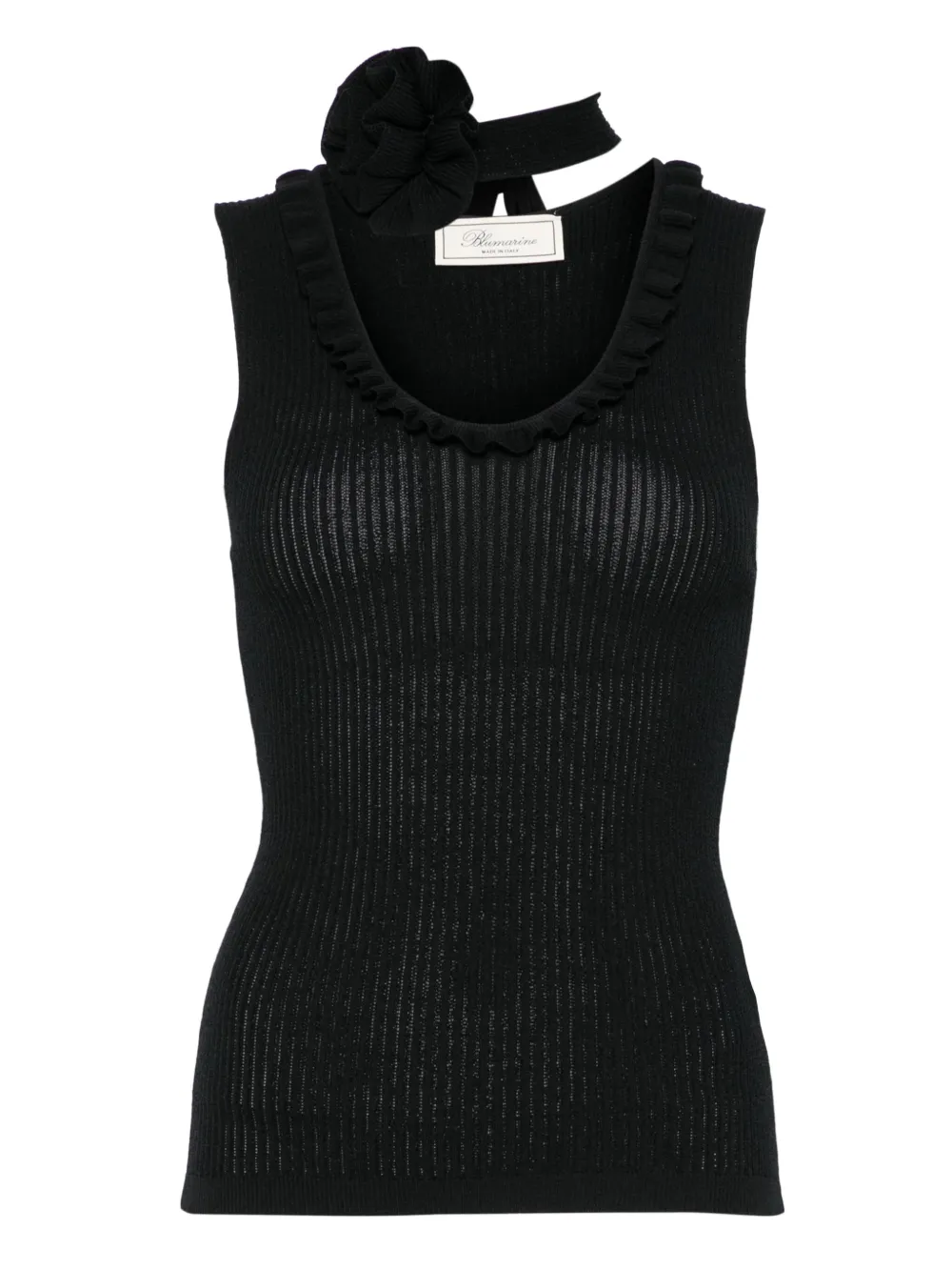 Топ в рубчик BLUMARINE, черный
Топ в рубчик BLUMARINE, черный