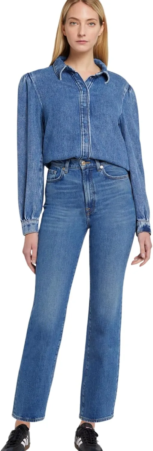 Джинсы 7 For All Mankind Logan Stovepipe Straight Leg
Джинсы 7 For All Mankind Logan Stovepipe Straight Leg