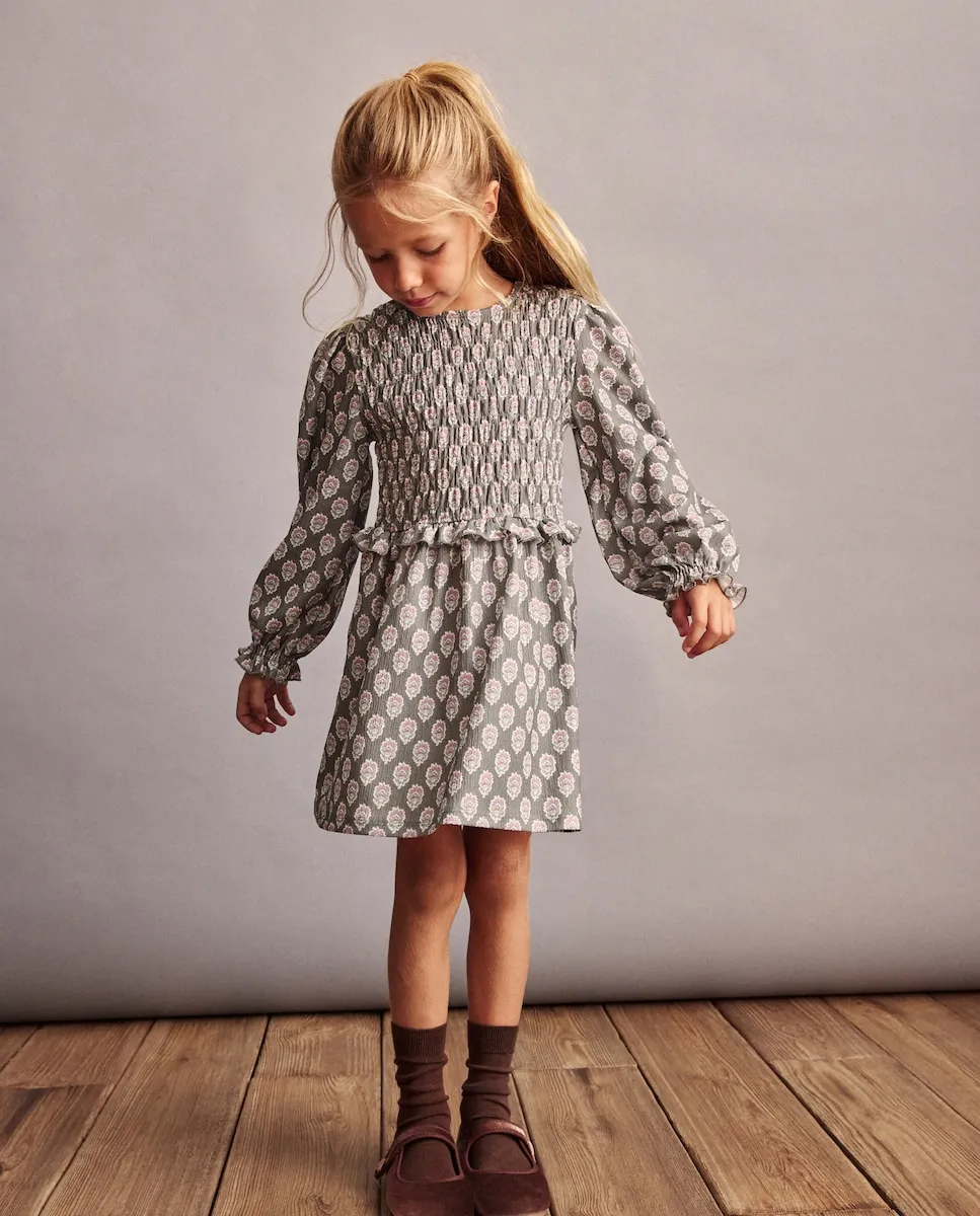 Платье с длинным рукавом, круглый крой, с фантазийным принтом и резинками для девочки Coconut El Corte Inglés, зеленый
Платье с длинным рукавом, круглый крой, с фантазийным принтом и резинками для девочки Coconut El Corte Inglés, зеленый