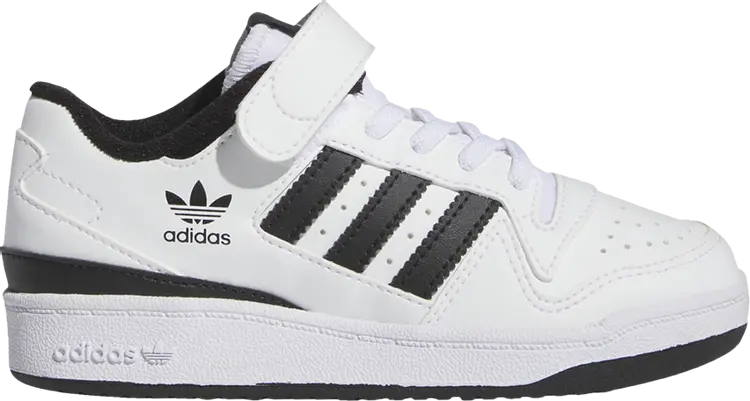 Кроссовки Forum Low J 'White Black', белый 
Кроссовки Forum Low J 'White Black', белый