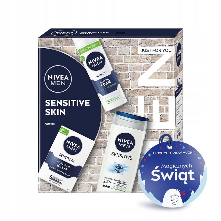 NIVEA MEN SENSITIVE SKIN Подарочный набор косметики для мужчин
NIVEA MEN SENSITIVE SKIN Подарочный набор косметики для мужчин