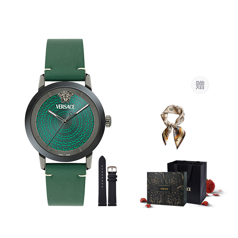 VERSACE Часы V Helix 40mm, Green
VERSACE Часы V Helix 40mm, Green