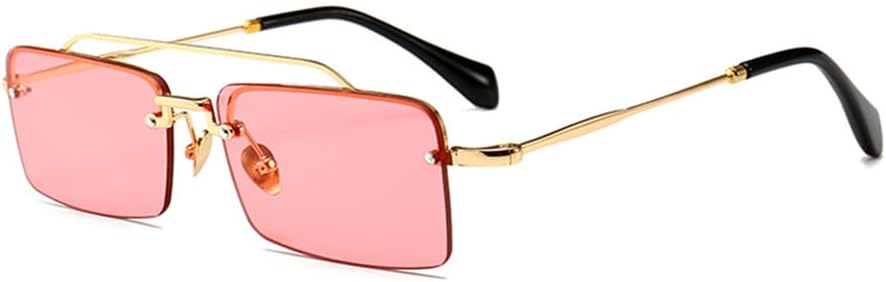 Мужские солнцезащитные очки в стиле ретро прямоугольной оправы с металлическим каркасом и полуободковой оправой, а также женские солнцезащитные очки HCPIHF, Clear Pink
Мужские солнцезащитные очки в стиле ретро прямоугольной оправы с металлическим каркасом и полуободковой оправой, а также женские солнцезащитные очки HCPIHF, Clear Pink