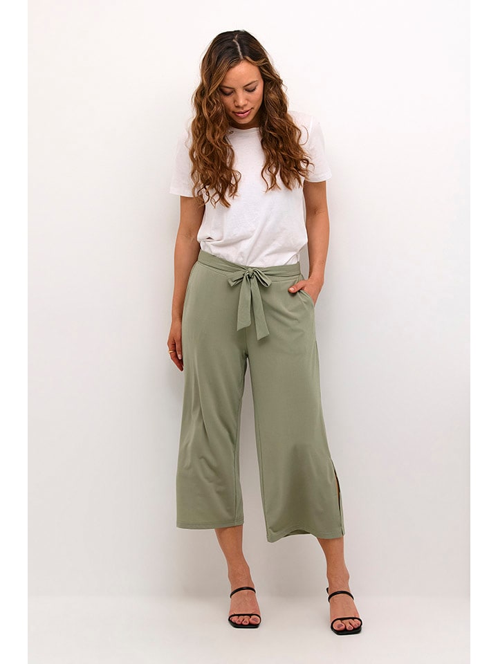Тканевые брюки Kaffe, оливковый
Тканевые брюки Kaffe, оливковый