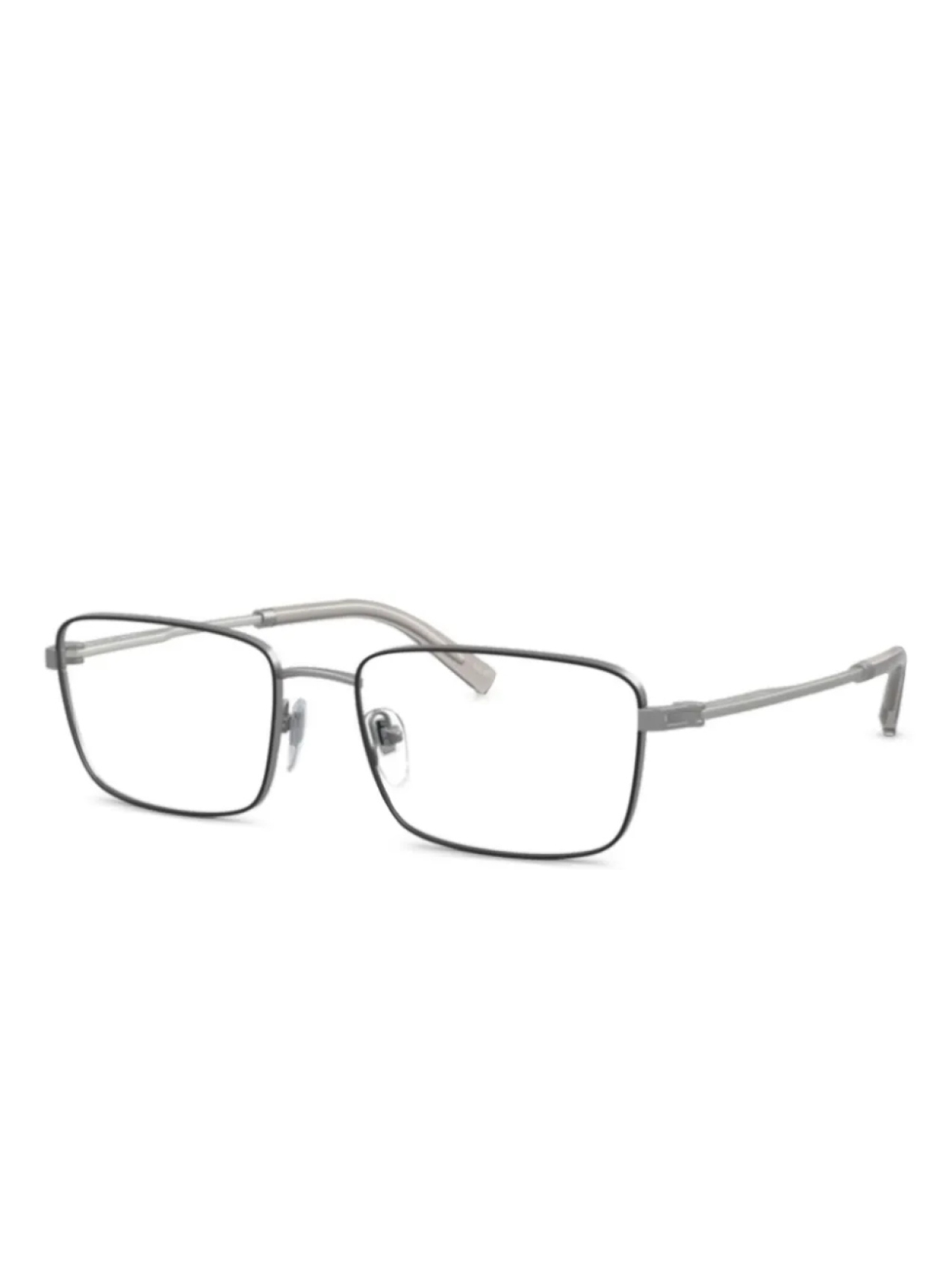 Bvlgari очки в прямоугольной оправе, серебряный 
Bvlgari очки в прямоугольной оправе, серебряный