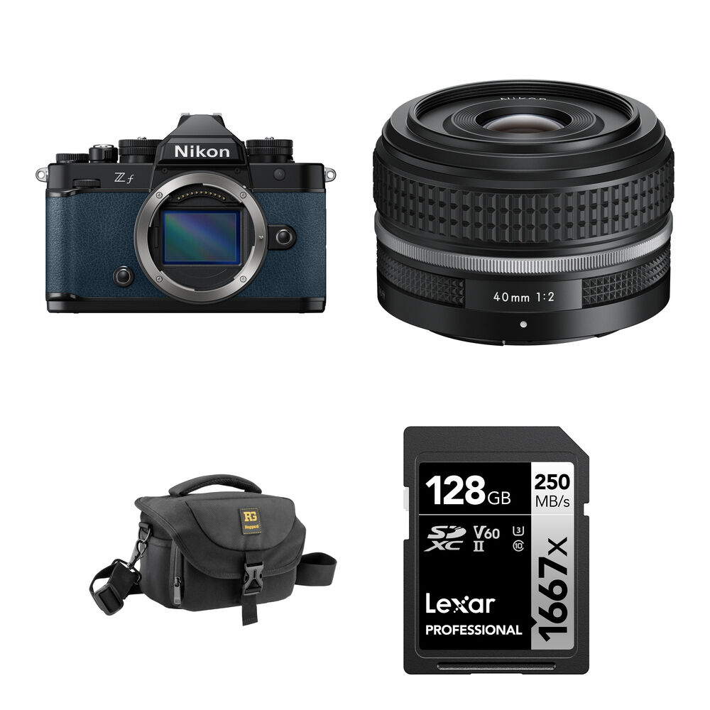 Беззеркальная камера Nikon Zf Mirrorless Camera with 40mm f/2 Lens and Basic Bundle
Беззеркальная камера Nikon Zf Mirrorless Camera with 40mm f/2 Lens and Basic Bundle
