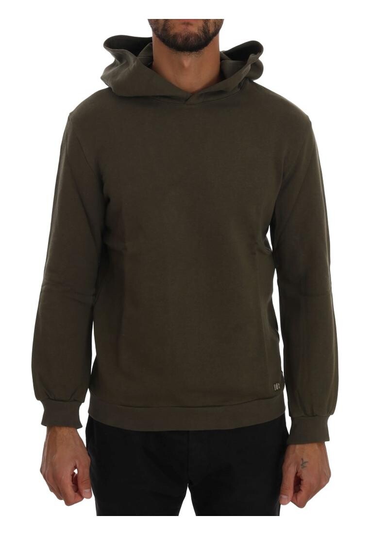 Хлопковый свитер с капюшоном Daniele Alessandrini, зеленый
Хлопковый свитер с капюшоном Daniele Alessandrini, зеленый