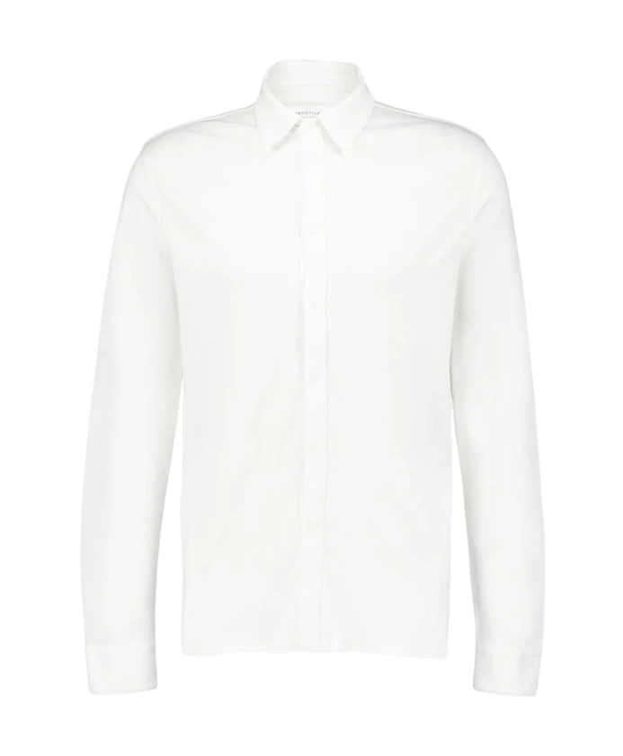Белая хлопково-льняная рубашка с длинными рукавами Majestic Filatures, белый
Белая хлопково-льняная рубашка с длинными рукавами Majestic Filatures, белый