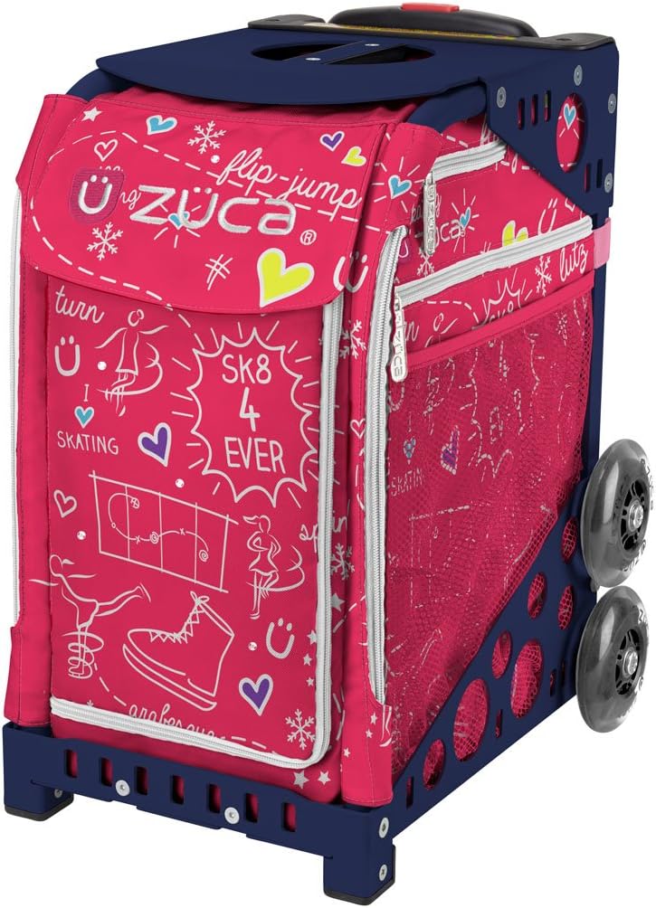 Спортивная сумка-вкладыш Zuca Pink SK8 с темно-синей рамой и мигающими колесами
Спортивная сумка-вкладыш Zuca Pink SK8 с темно-синей рамой и мигающими колесами